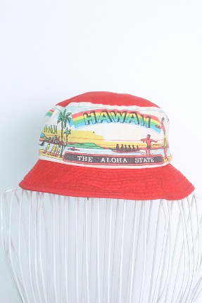 ~80s hawaiian headwear